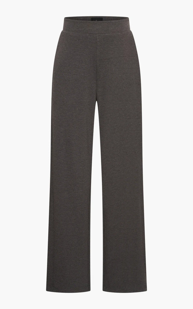 Pantalon fluide gris/brun