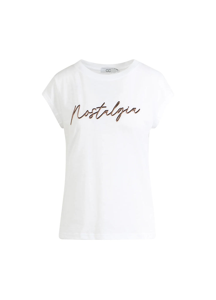 T-shirt blanc "Nostalgia"