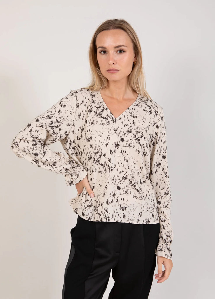 Blouse mouchetée