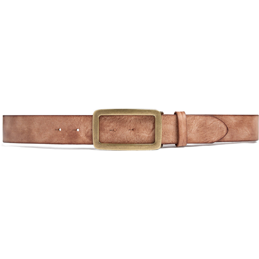 Ceinture cuir, nature, belle boucle