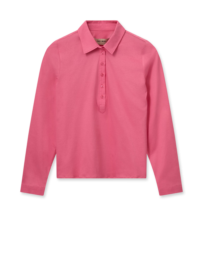 Blouse en jersey, camelia rose