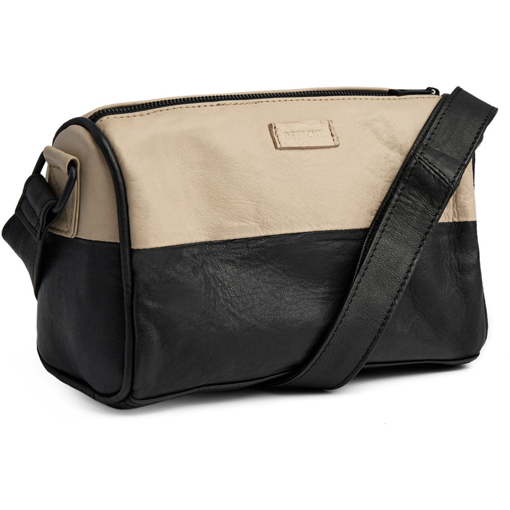 Sac cuir bicolore