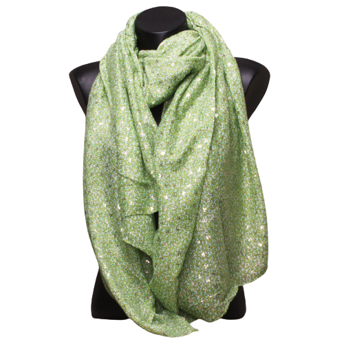 Foulard vert printemps