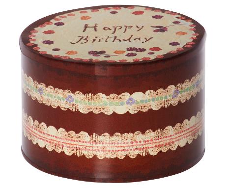 Boîte métal Happy Birthday