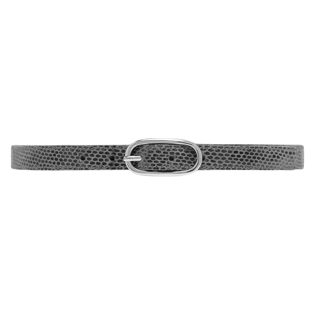 Ceinture grise "snake"