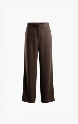 Pantalon brun fluide