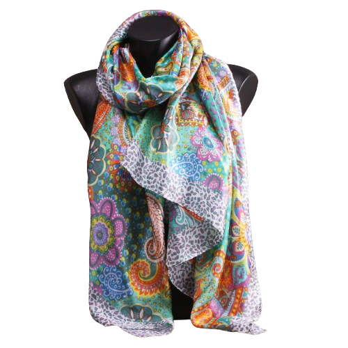 Foulard soie-viscose (3 teintes)