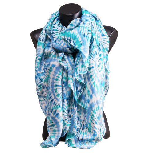 Foulard bleuté