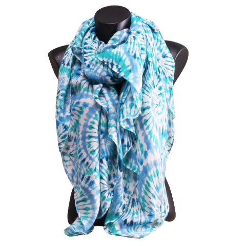 Foulard bleuté