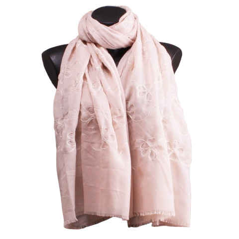 Foulard taupe clair