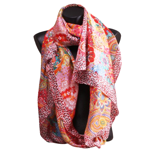 Foulard soie-viscose (3 teintes)