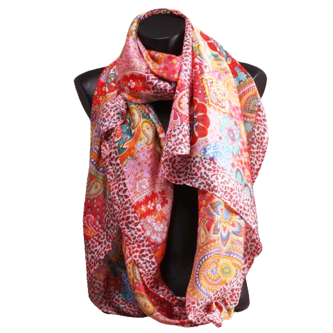 Foulard soie-viscose (3 teintes)