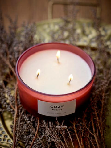 Bougie parfumée, cire naturelle