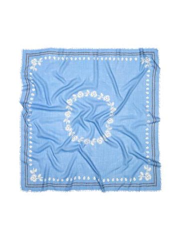 Carré Bloom soie-laine