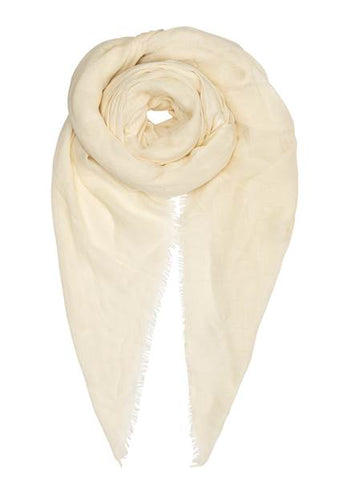 Foulard blanc cassé