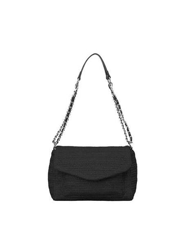Sac en paille, noir