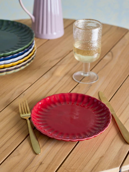 Assiette Latina, rouge