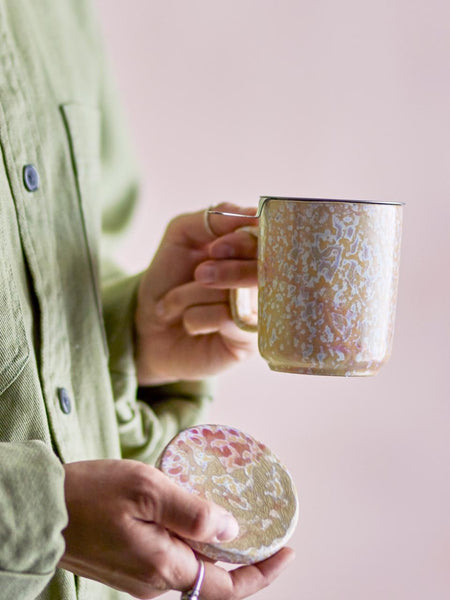 Mug avec couvercle + passoire à thé