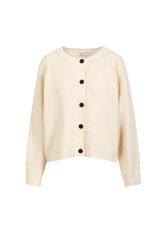 Cardigan pull crème