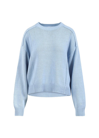 Pull coton manches longues