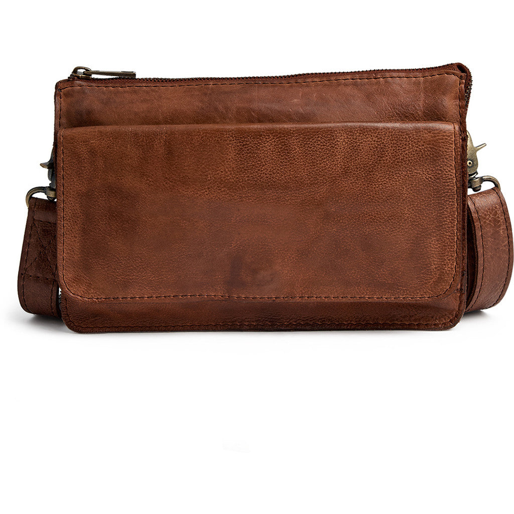 Crossover brun cognac cuir