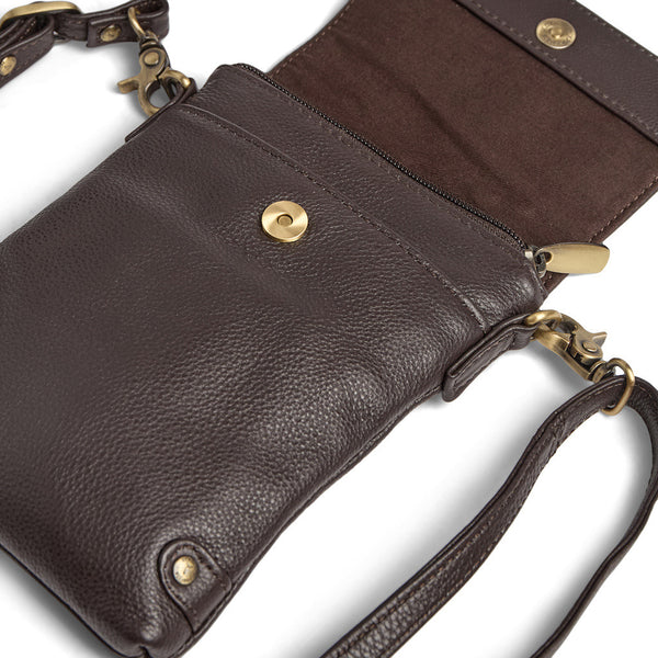 Pochette natel en cuir /diverses couleurs