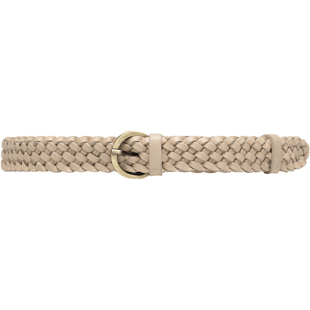 Ceinture cuir tressée