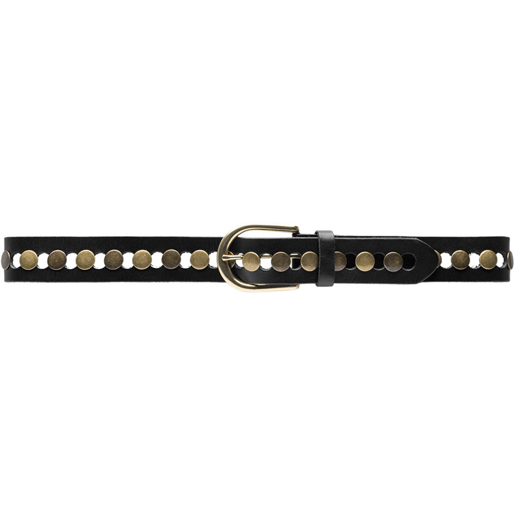 Ceinture noire cloutée