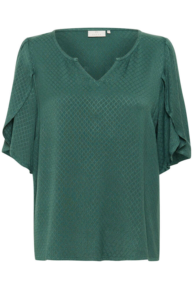 Blouse viscose, verte