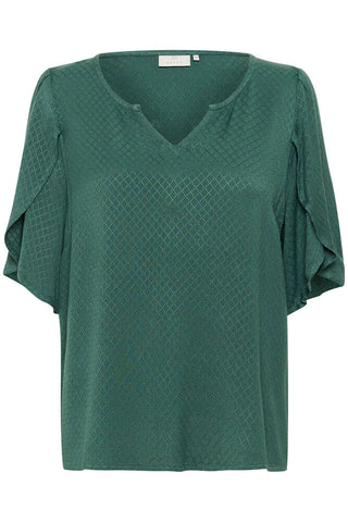 Blouse viscose, verte