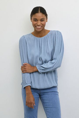Blouse bleu ciel