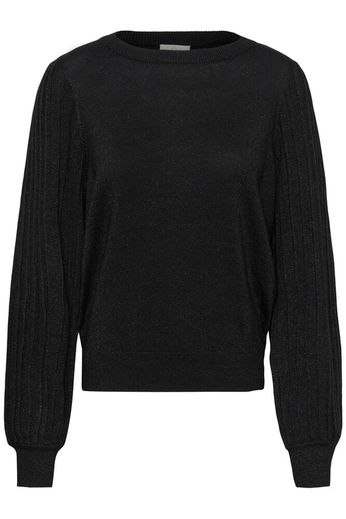 Pull, col rond, black coffee, pailleté