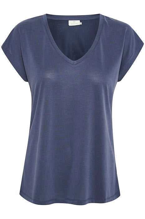 T-shirt bleu marine "acier"