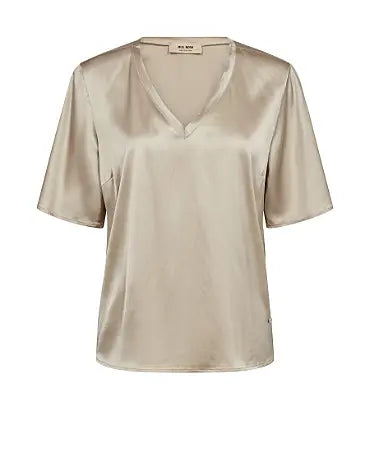 Blouse viscose satinée "champagne"
