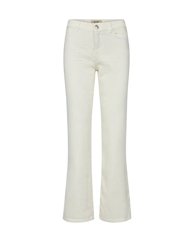 Jeans blanc cassé Cecilia
