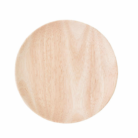 Plateau rond en bois 20 cm diam.