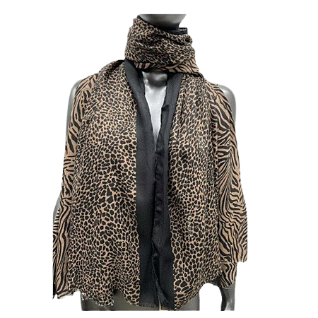 Foulard animal print