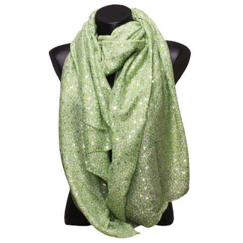 Foulard vert printemps