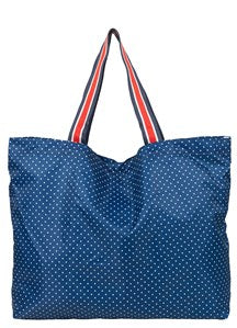 Sac de loisir bleu à pois