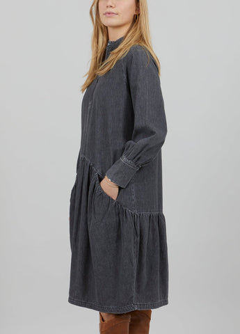 Robe grise en denim