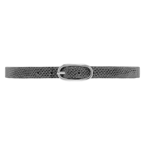 Ceinture grise "snake"