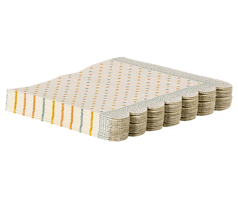 Serviettes de table à pois