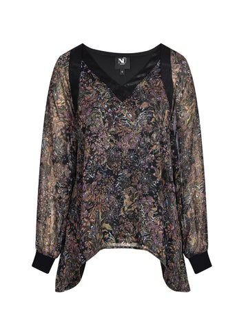 Belle blouse, manches voilées